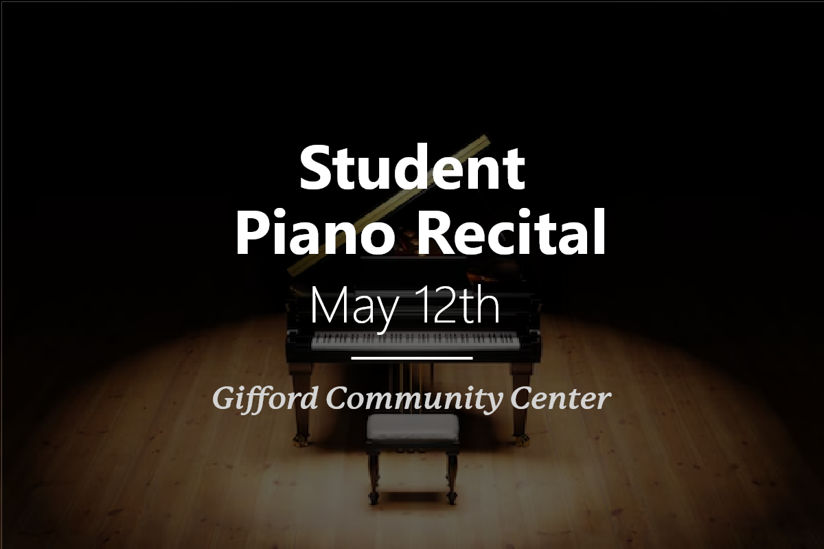 Student Piano Recital